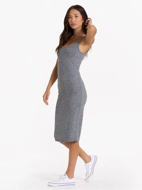 Vuori Halo Essential Dress, Heather Gray, Small